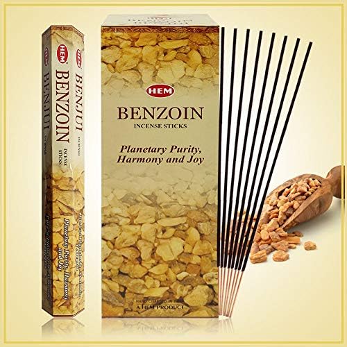 TRUMIRI Benzoin Incense Sticks and Holder Bundle