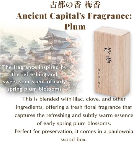 Hasegawa Japanese Smokeless Spring Plum Blossom Incense - 30 Sticks
