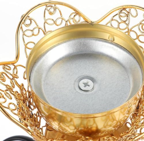 Gold Electric Incense Burner Holder for Home Decor