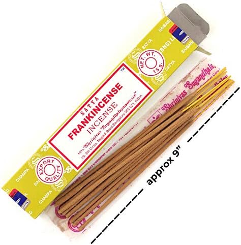 Satya Sai Baba Nag Champa Frankincense Incense Sticks - 12 Pack