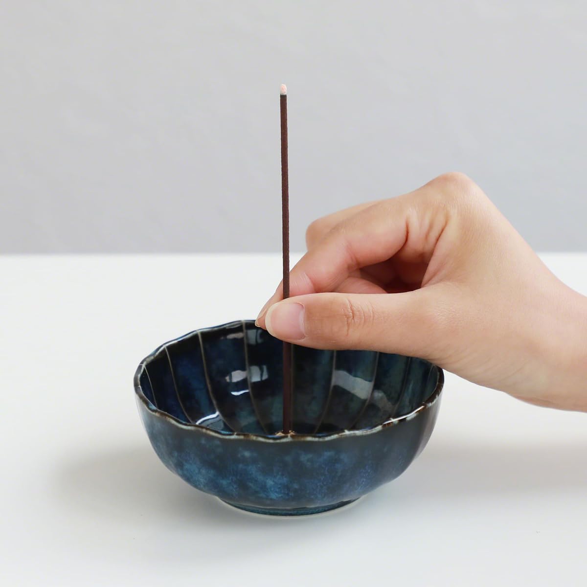 Asayu Japan 2-in-1 Low Smoke Incense Sticks Set with Plum and Agarwood Scents