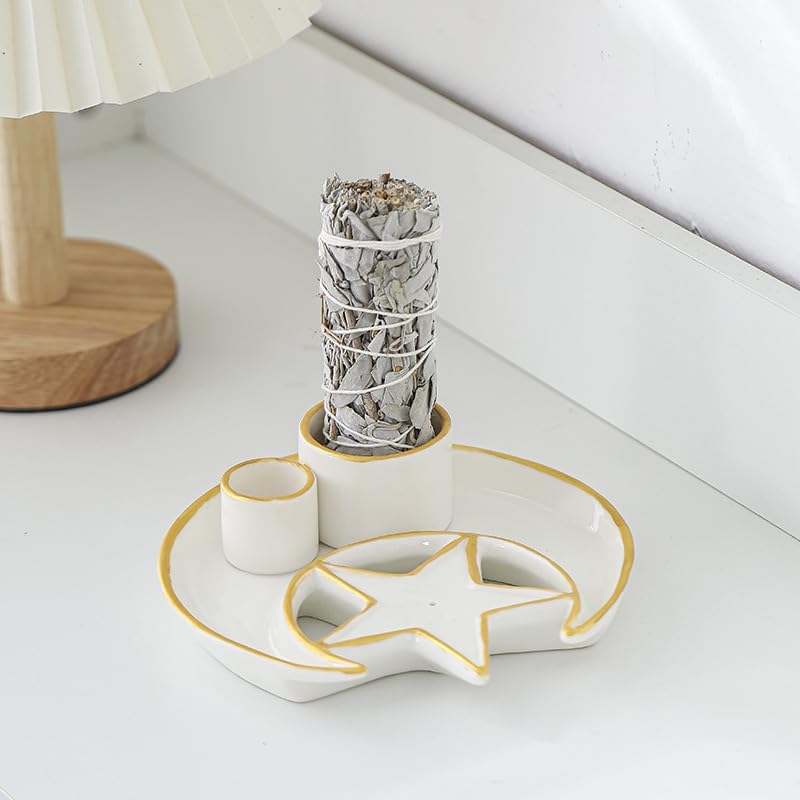 59in Ceramic Incense Burner for Sage and Palo Santo Sticks