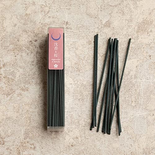 Asayu Japan Low Smoke Incense Sticks - Sakura Set
