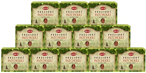 Precious Patchouli Incense Cones and Cone Burner Bundle