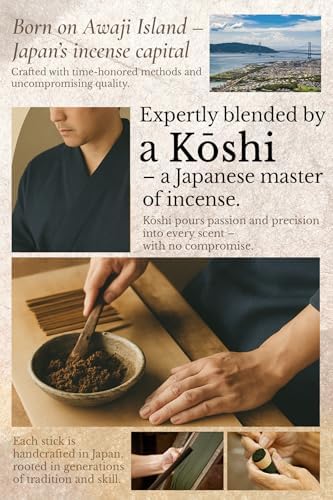 Luxury Japanese Incense Sticks 60pcs Calming Aromatherapy