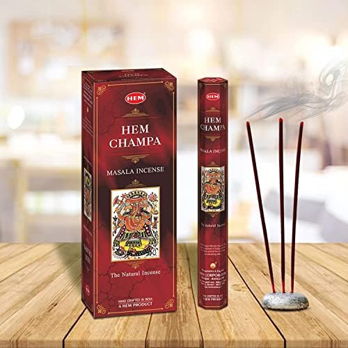 HEM Champa Masala Incense Sticks 6 Pack 120 Sticks