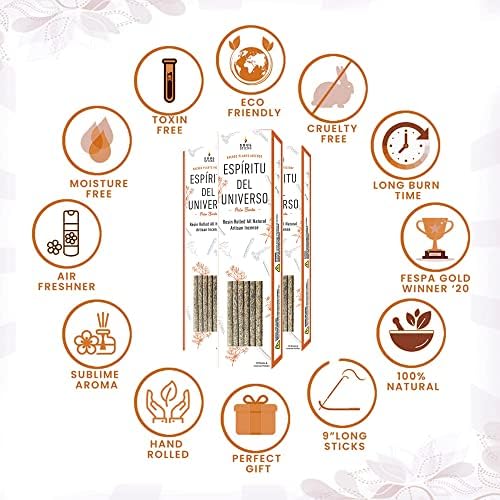 Soul Sticks 10pcs Handcrafted Palo Santo Incense Sticks