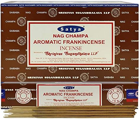 Aromatic Frankincense Incense Sticks and Holder Bundle