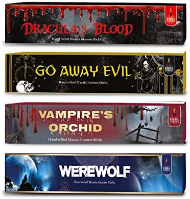 Soul Sticks Variety 4 Pack Hand-Rolled Incense Sticks