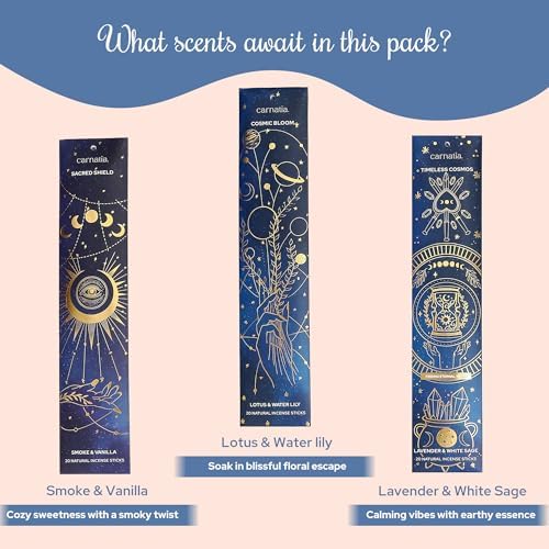 Carnatia Starry Spell Incense Sticks Set of 6