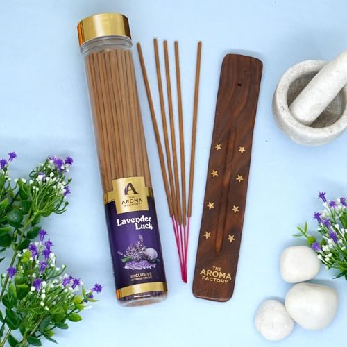 The Aroma Factory Lavender Incense Sticks for Pooja