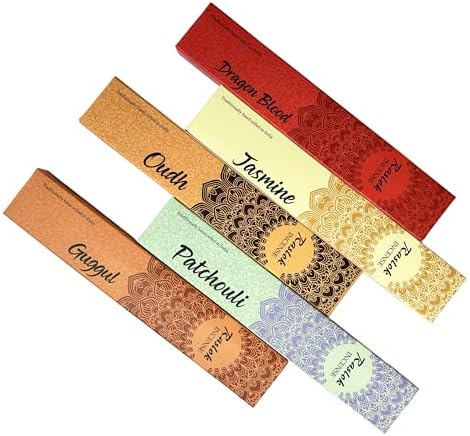 Raslok Natural Incense Sticks Pack of 10 Mixed Scents