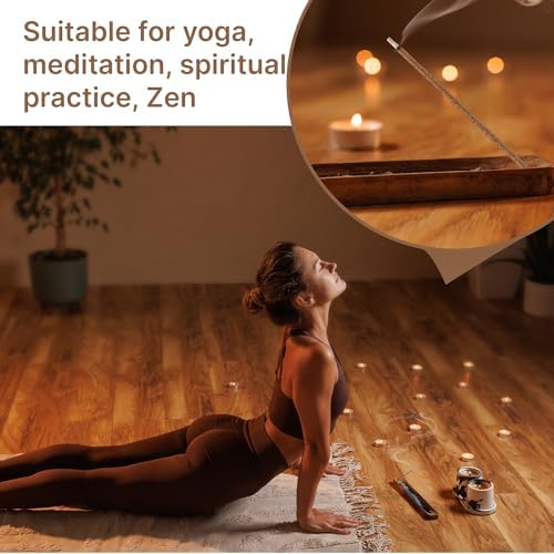 Ceoighe 210 Sticks Sandalwood Incense 6 Inch Pure Natural for Meditation and Relaxation