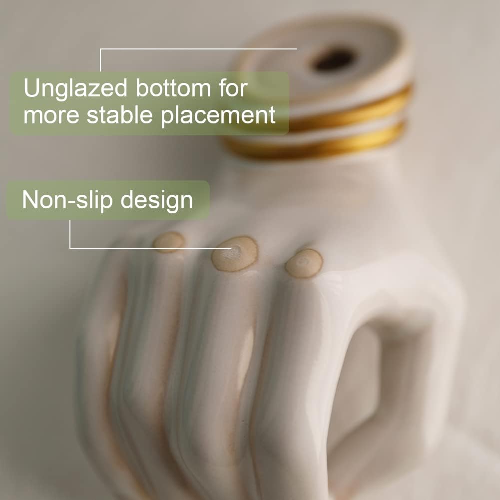 WAYUTO Ceramic Hand Incense Holder 57 Inch