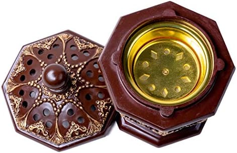 AM Lux Octagon Incense Burner - Bakhoor Cone Holder