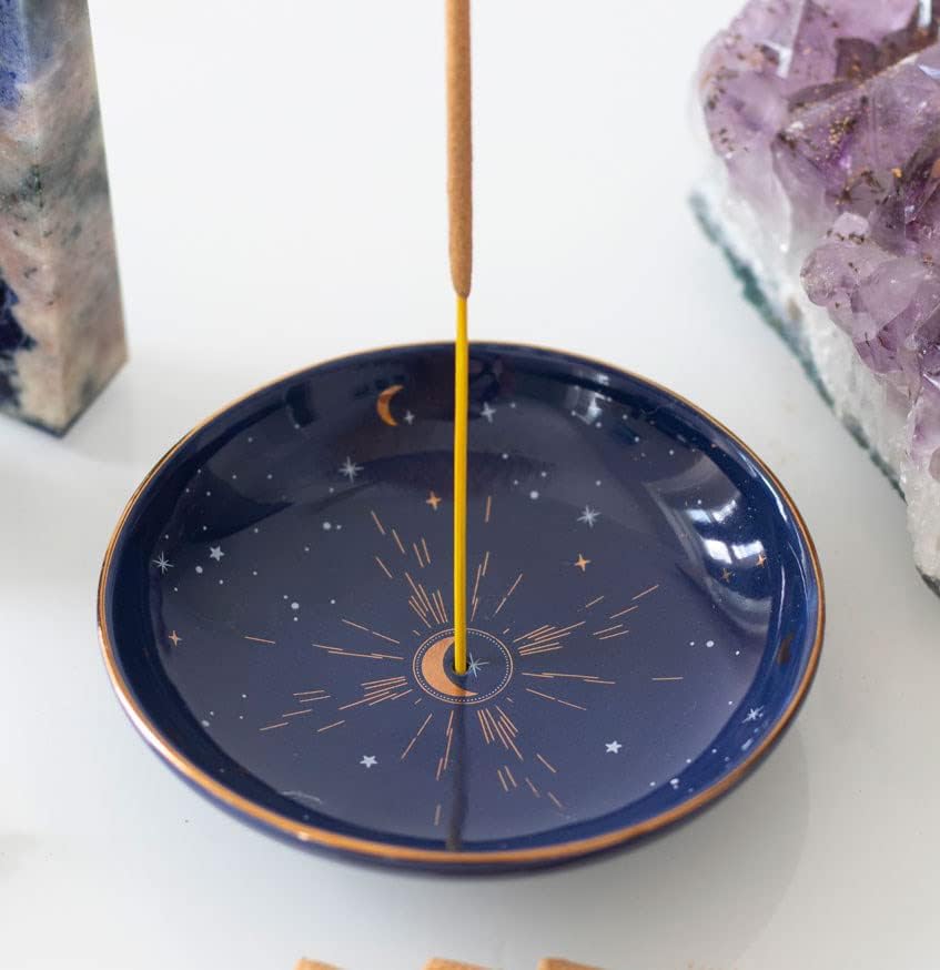 Mystic Starry Sky Incense Holder Ceramic Decor