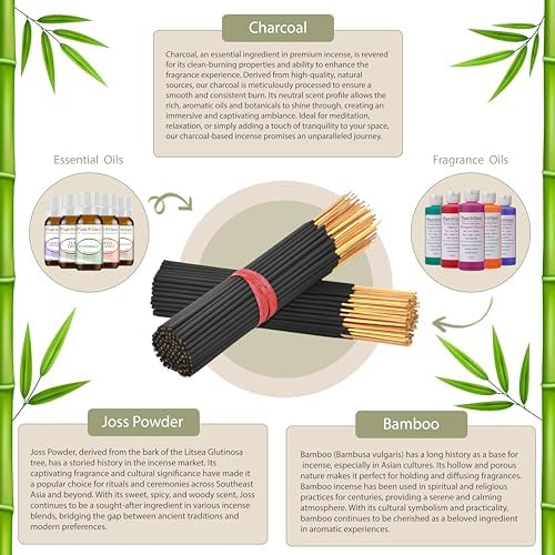 Frankincense Incense Sticks 7 Inch Bulk Bundle