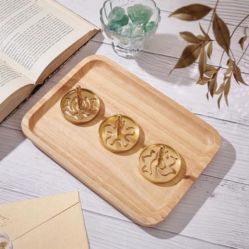WEBEEDY 3 Pcs Brass Incense Press Set for DIY Home Fragrance