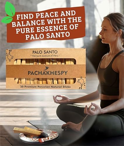 Pachakahespy Premium Palo Santo Sticks 20 Pack
