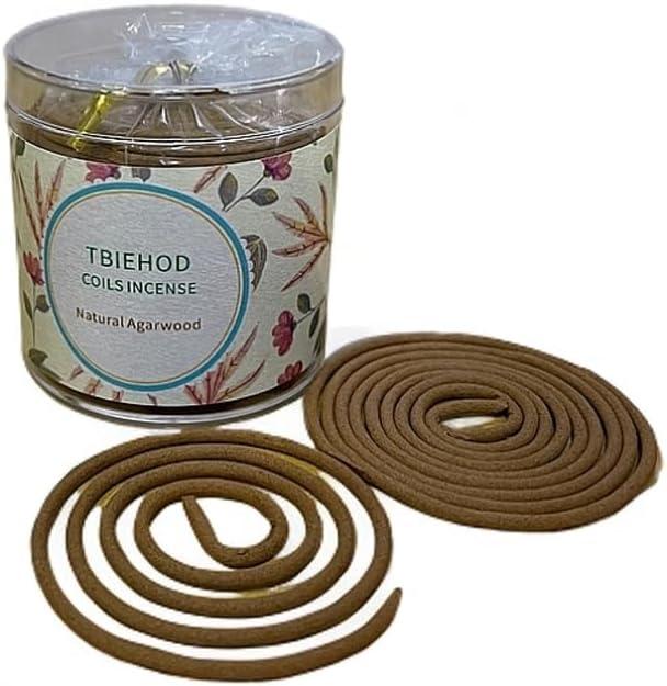 Natural Agarwood Coils Incense 40PCS Long Lasting 2 Hours