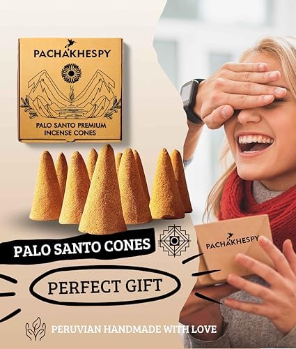 Pachakhespy Palo Santo Incense Cones 10 Per Box