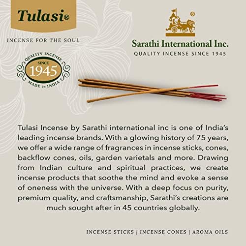 Tulasi Assorted Incense Sticks Set of 12 Scents