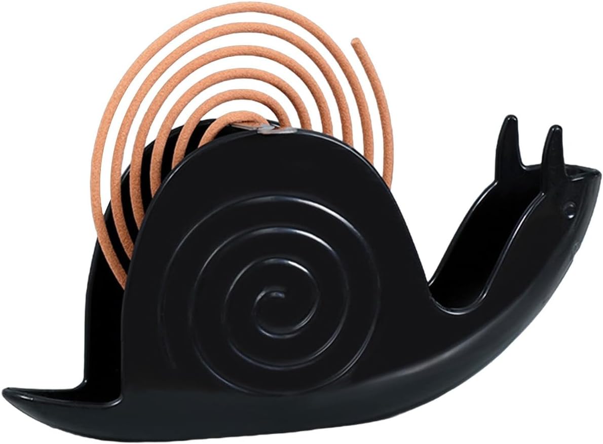 Snail Shape Mosquito Coil Burner Holder with Fireproof Design