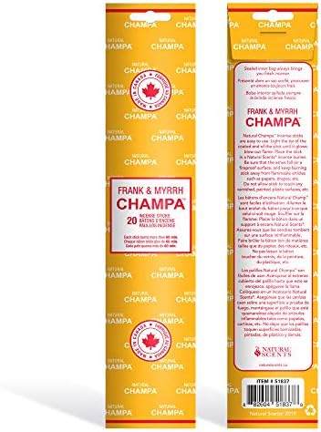 Frank Myrrh Champa Incense Sticks 11 Pack of 20