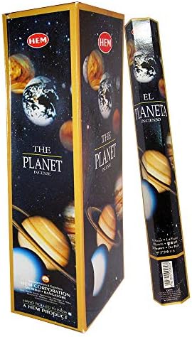 HEM Planet Box of Six 20 Gram Incense Tubes