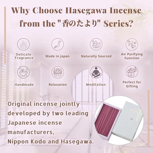 Hasegawa Sakura Scent Incense Stick 25-Minute Burn 160g