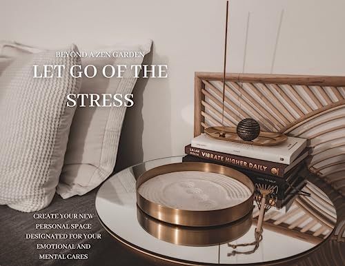 Zen Garden Kit for Desk High-End Brass Set