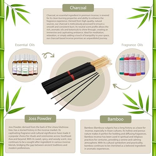 Plant Guru Frankincense Incense Sticks Jumbo 19 Inch Long