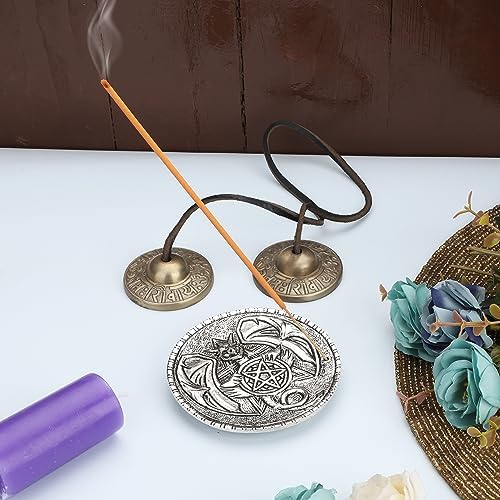 Ajuny Aluminum Round Incense Holder Burner