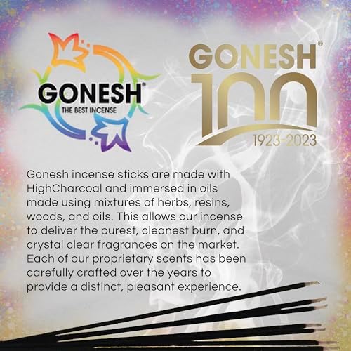 Gonesh Best Friends Incense Sticks Variety Pack - 3 Pack of 30 Non-Toxic 10 Inch