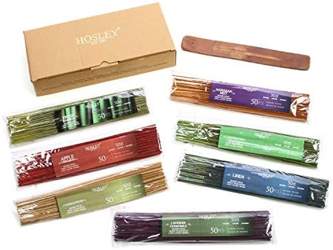 Hosley Assorted 350 Pack Incense Sticks for Meditation and Aromatherapy