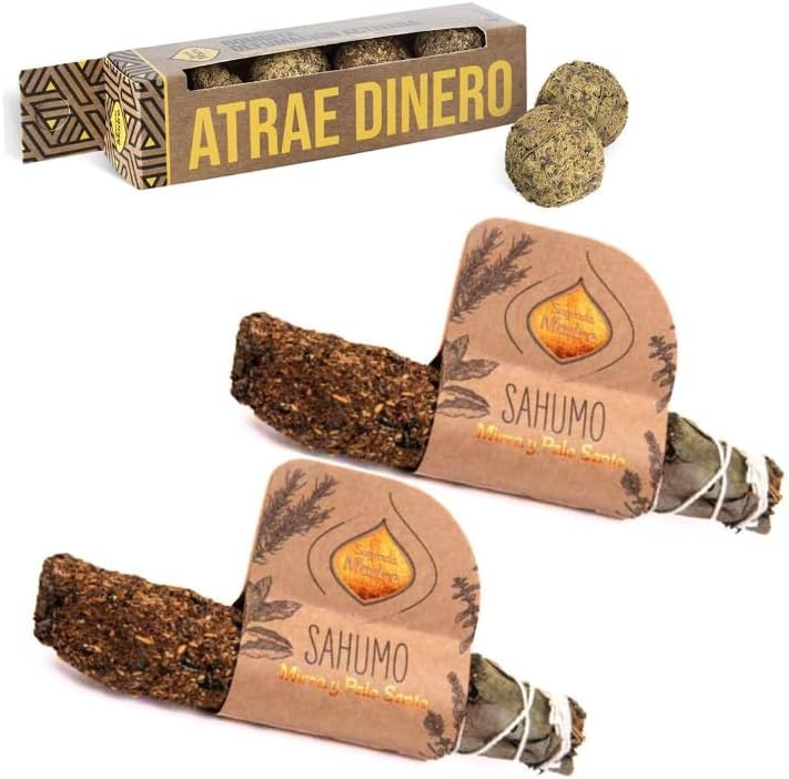 Natural Incense Smudge Bundle Attract Money