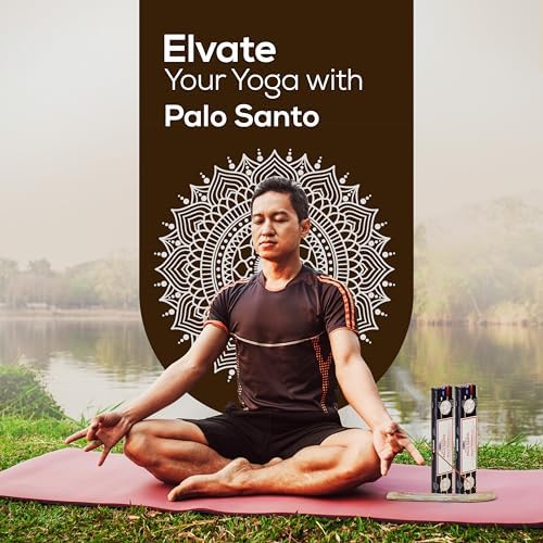 Satya Palo Santo Incense Sticks 15gmx12 Pack with Raajsee Incense Holder