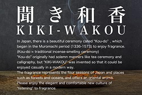 Kiki-WAKOU Japanese Handmade Incense Kyoto 10 Sticks Ocean Fragrance