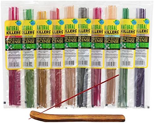 Odor Eliminator Incense Sticks Variety Pack - 120 Natural Aromatic Sticks