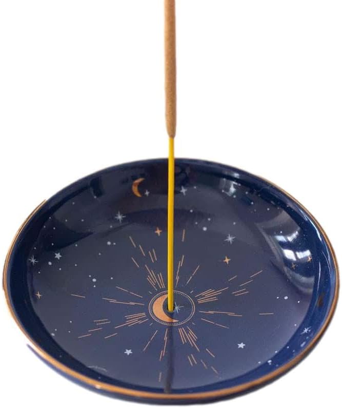 Mystic Starry Sky Incense Holder Ceramic Decor