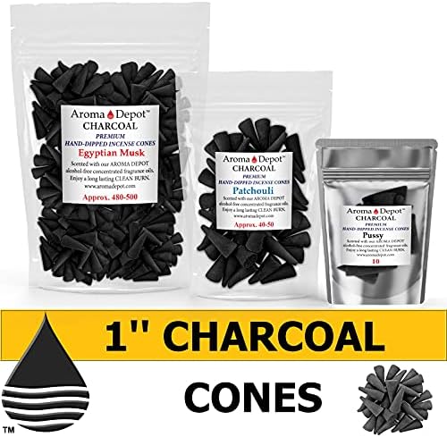 1 Inch Lavender Incense Charcoal Cones 85-100 Pack