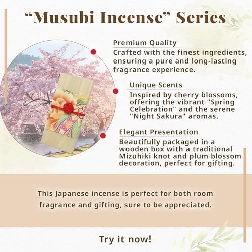 Hasegawa Japanese Sakura Incense Set 2 Varieties 30 Sticks