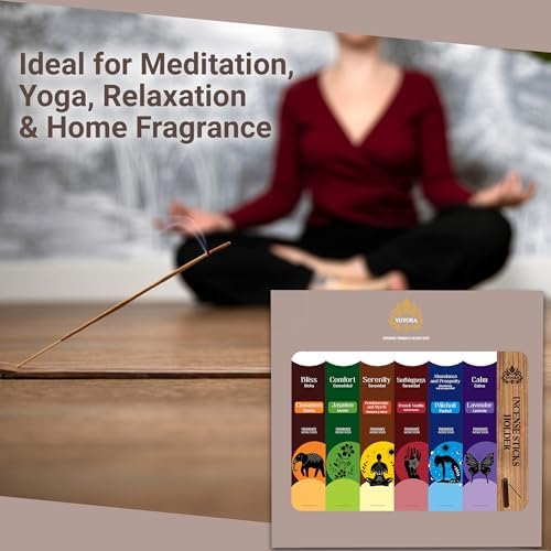 Yuvora Aromatic Incense Sticks Gift Set 120 Natural Non-Toxic