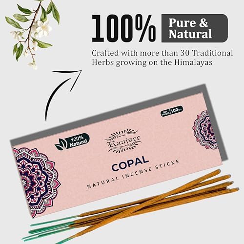 100 Natural Copal Incense Sticks 100 gm Pack