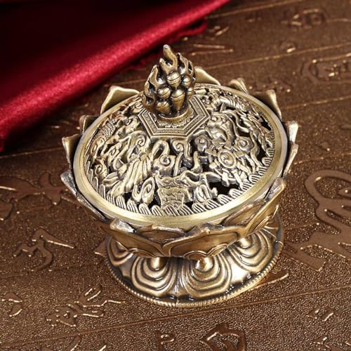 Kodrily Lotus Cone Incense Holder Mini Vintage Charcoal Burner