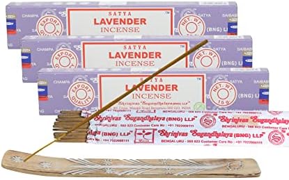 Raajsee Satya Lavender Incense Sticks 45 GMS Bundle
