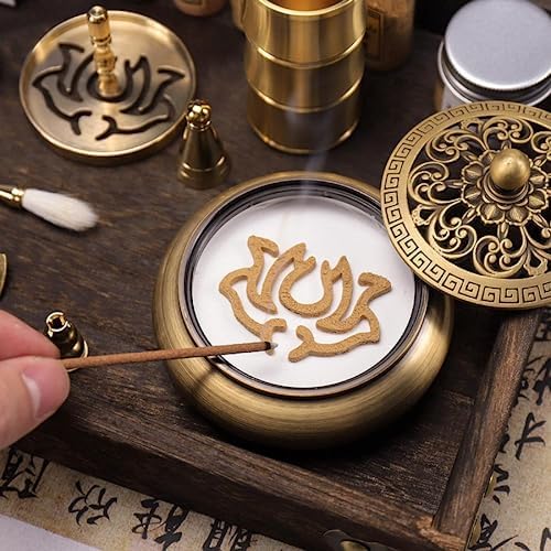 Powder Incense Burner Kit 24Pcs Pure Copper Set