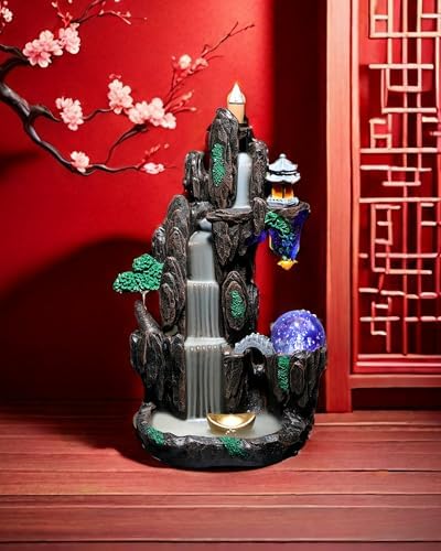 Semli Backflow Incense Holder Waterfall Burner Home Decor