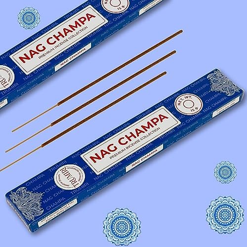 TRUMIRI Nag Champa Incense Sticks - 30 Sticks Dual Pack