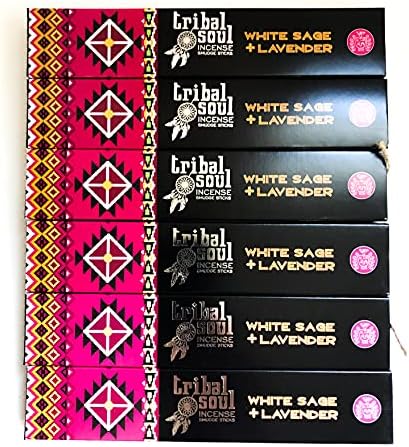 Tribal Soul Incense Smudge Sticks - 90 Grams White Sage Lavender